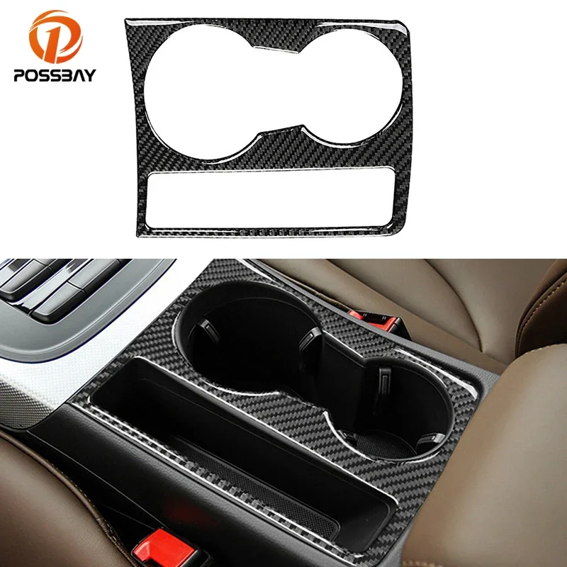 

Автомобильный держатель для стакана, панель, рамка, отделка, ABS, углеродное волокно, внешний вид, молдинги для Audi A4 B8 A5 2009 2010 2011 2012 2013 2014 2015 2016, детали