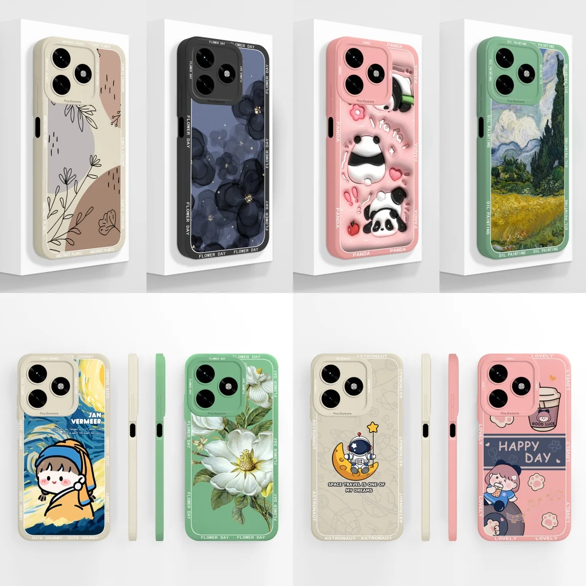 Brilliant Flower Girl Shockproof Anti-Drop High-Quality Protective Case