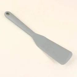 Versatile Non-Stick Silicone Cooking Shovel for Frying, Baking, and More (Grey)
