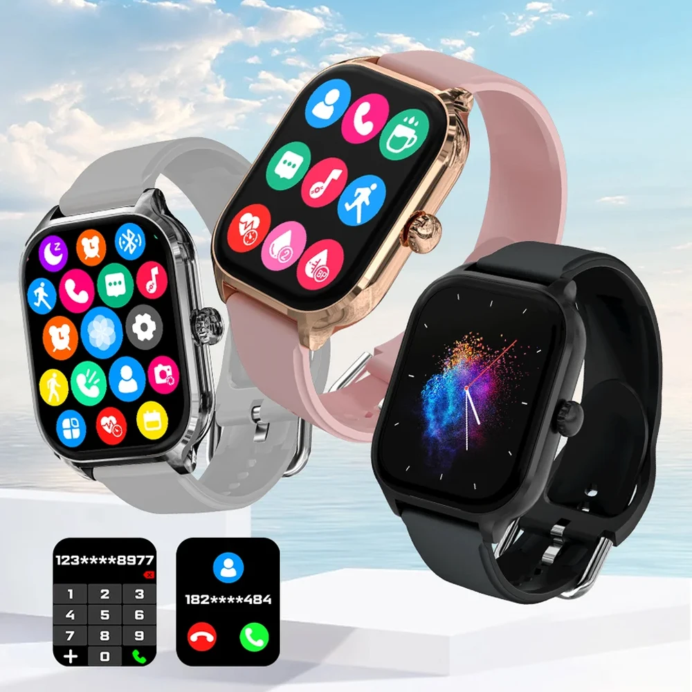 2026 New Bluetooth Call Smart Watch Electronics Smartwatch Digital Fitness Clock Sports Wrist Watches for Man Woman Android iOS 1