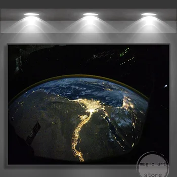 Abstract Golden Style Solar System Outer Space View Astronomy Planets Art Poster Canvas Painting Wall Prints Picture Home Decor