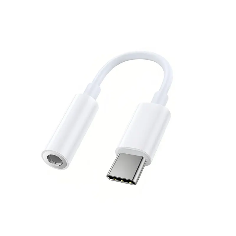 USB-C to 3.5mm Headphone Jack Adapter with Hi-Res DAC Audio Conversion
