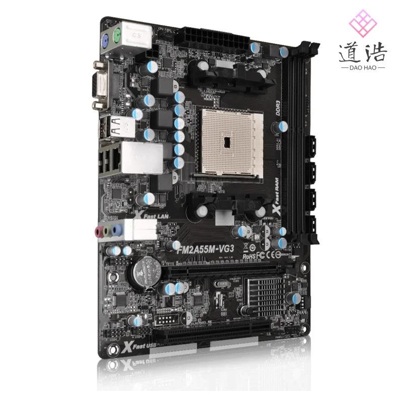 Asrock A55 Motherboard For Asrock FM2A55M-VG3 Motherboard 32GB