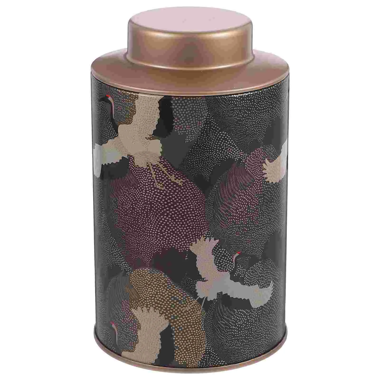 

Cookie Jars Tea Canisters for Loose Sugar with Lid Tinplate Food Storage Containers Lids Universal