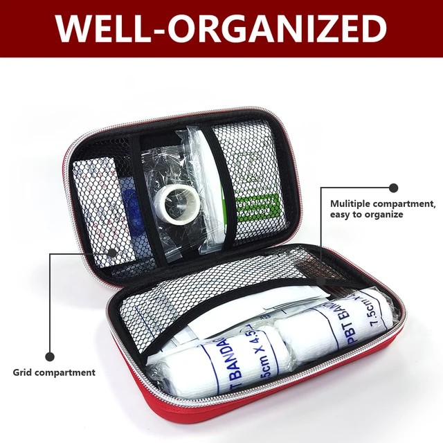Mini Emergency First Aid EVA Case
