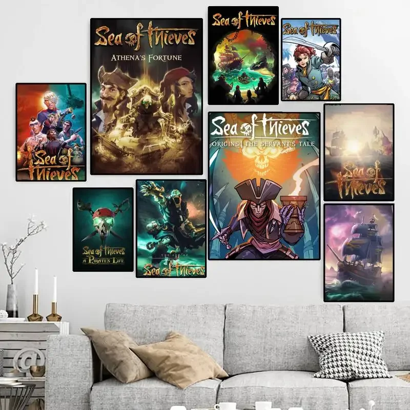 S-Sea Of T-Lovers Game Poster Canvas Hd Print Personalizzato Wall Art Pittura Personalizzata Piccola