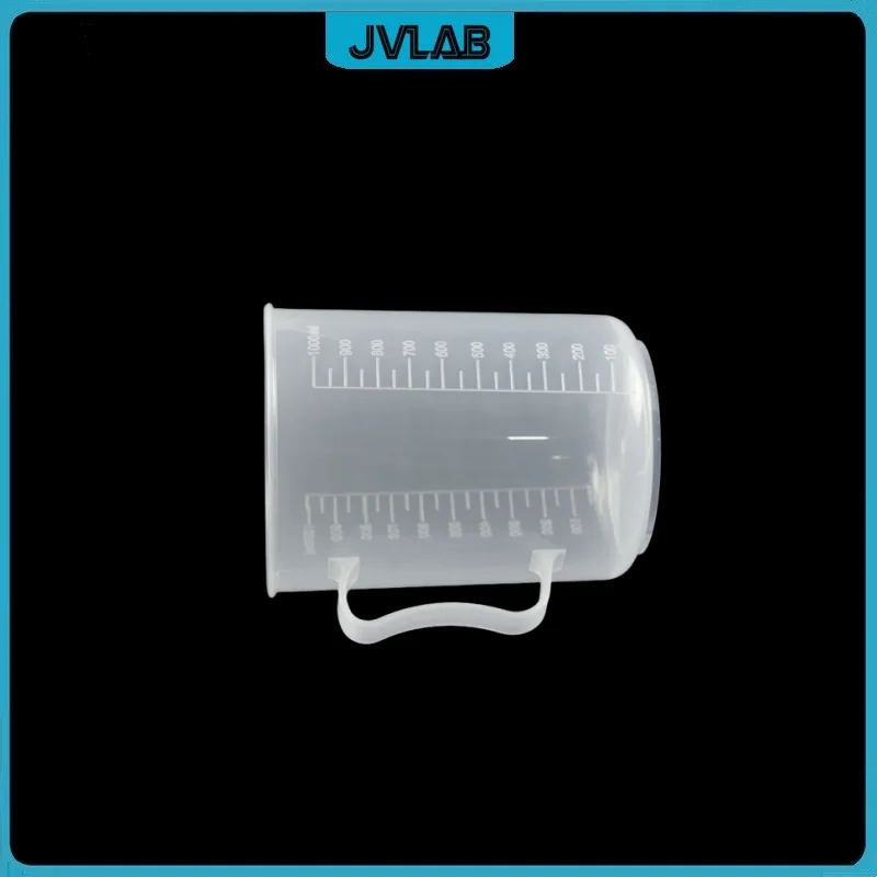 2000mL Capacity Clear Plastic Graduated Laboratory Measuring cup PP measuring cylinder With handle kitchen baking tools