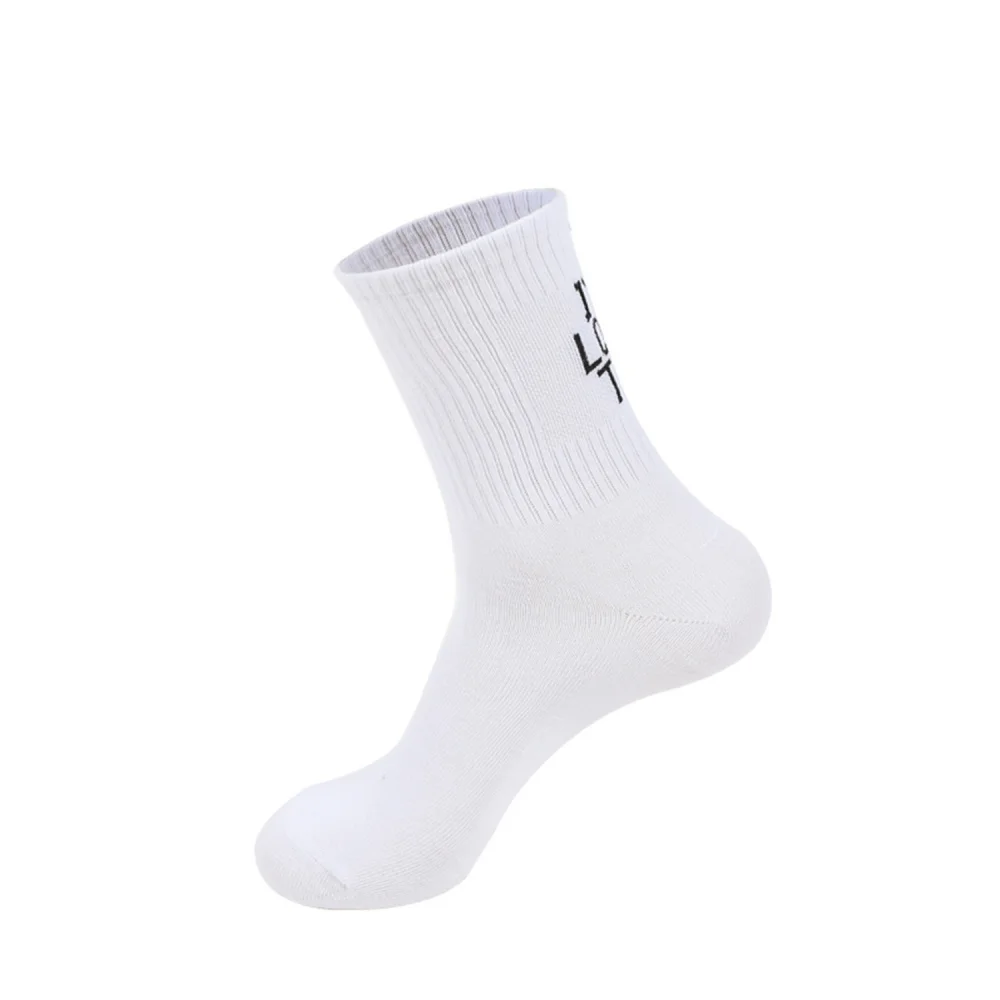 Drop Schiff Herbst Winter Männer Lustige Harajuku Humor Wort Gedruckt Socken Kreative Hip Hop Straße Skateboard Unisex Crew Glücklich Socke – Detail 7