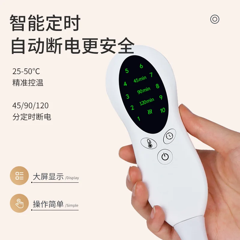 Electric Heating Pad 30*60cm/43*84CM Heating Blanket Cushion 10 Levels Temperature Body Back Warmer For Home Office Use