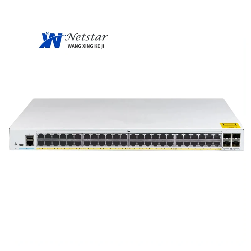 

Горячая Распродажа, 48 портов Ethernet Gigabit, умный сетевой переключатель