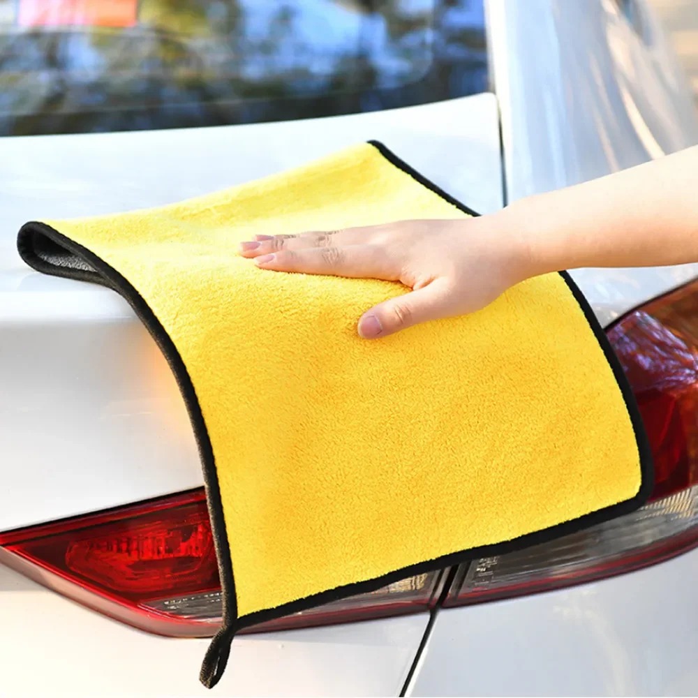 3/5/10PCS 800GSM 30/38/40CM Car Wash Microfiber Towel Soft Car Cleaning Drying Cloth Paint Care Cloth Detailing Car Wash Towel 4