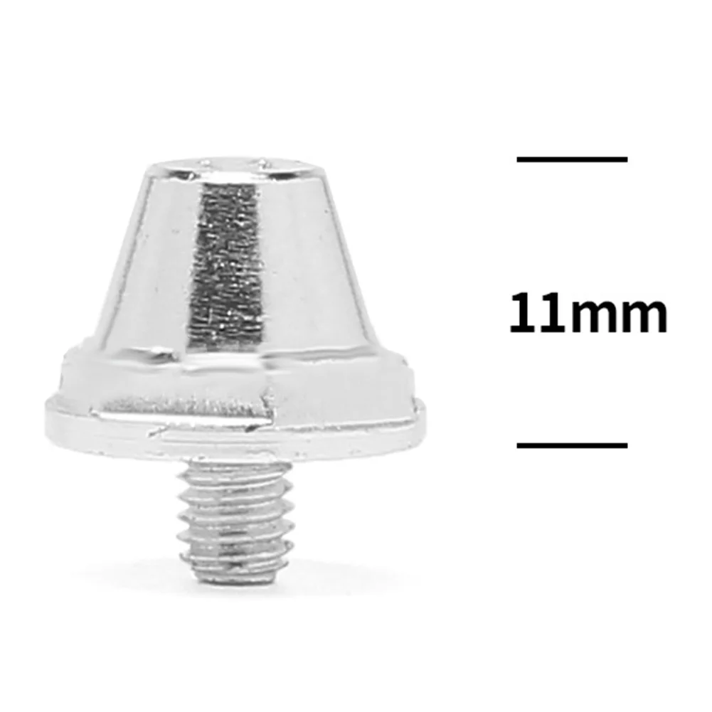 12pcs Football Boot Studs 11/13/15mm Aluminum Alloy Stable Non-Slip Spikes For Rugby Shoes/Hiking Shoes Stud Accessories