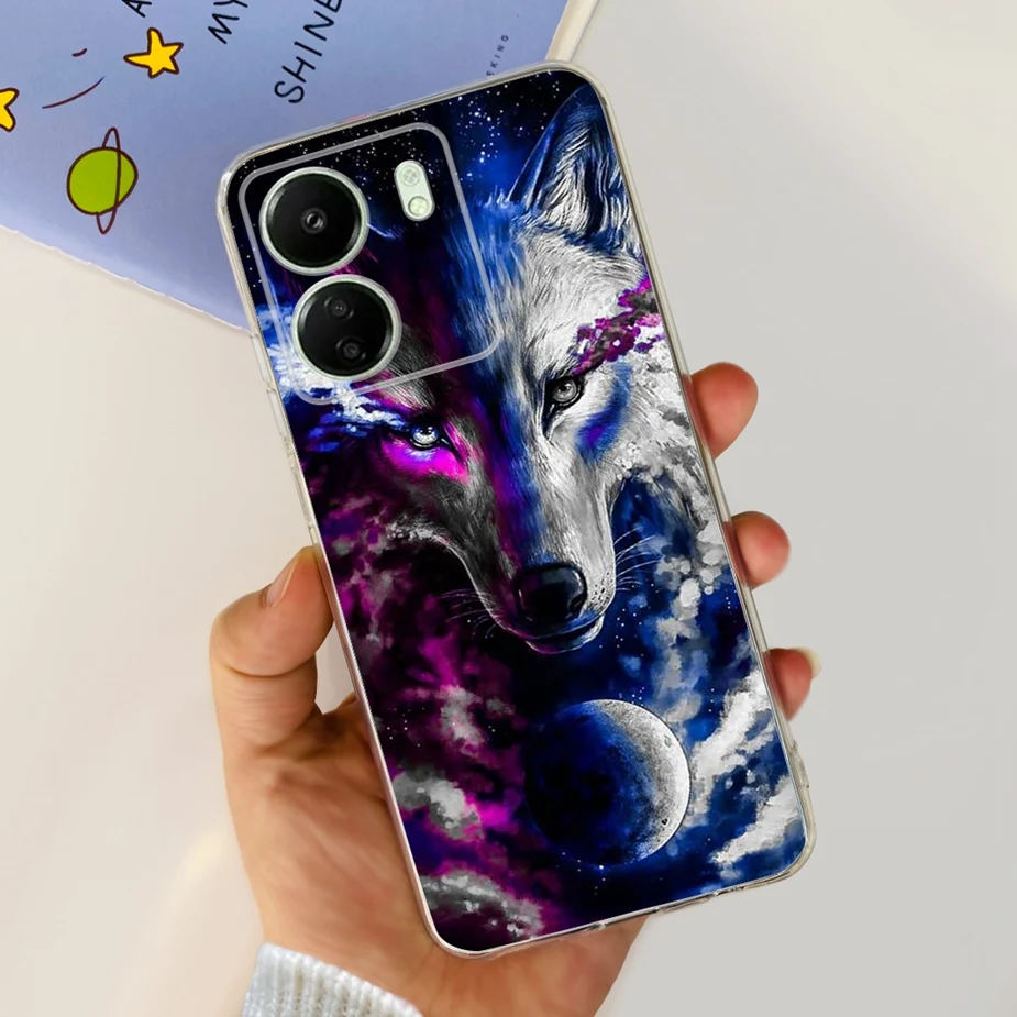 Fashionable Painted Soft TPU Phone Case with Bumper