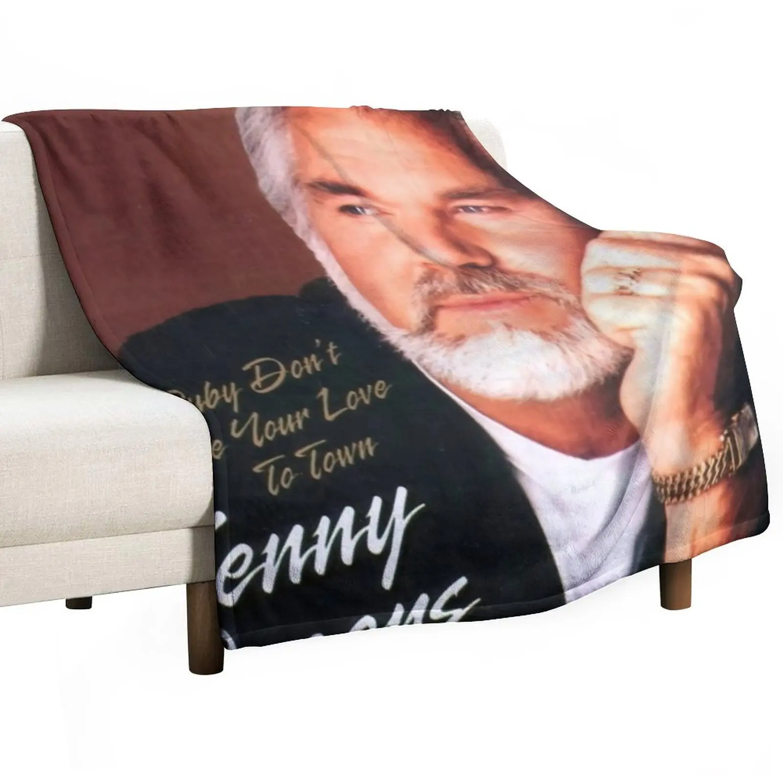 

kenny rogers Throw Blanket Decorative Bed Blankets Tourist Blanket Extra Large Throw Blanket sofa