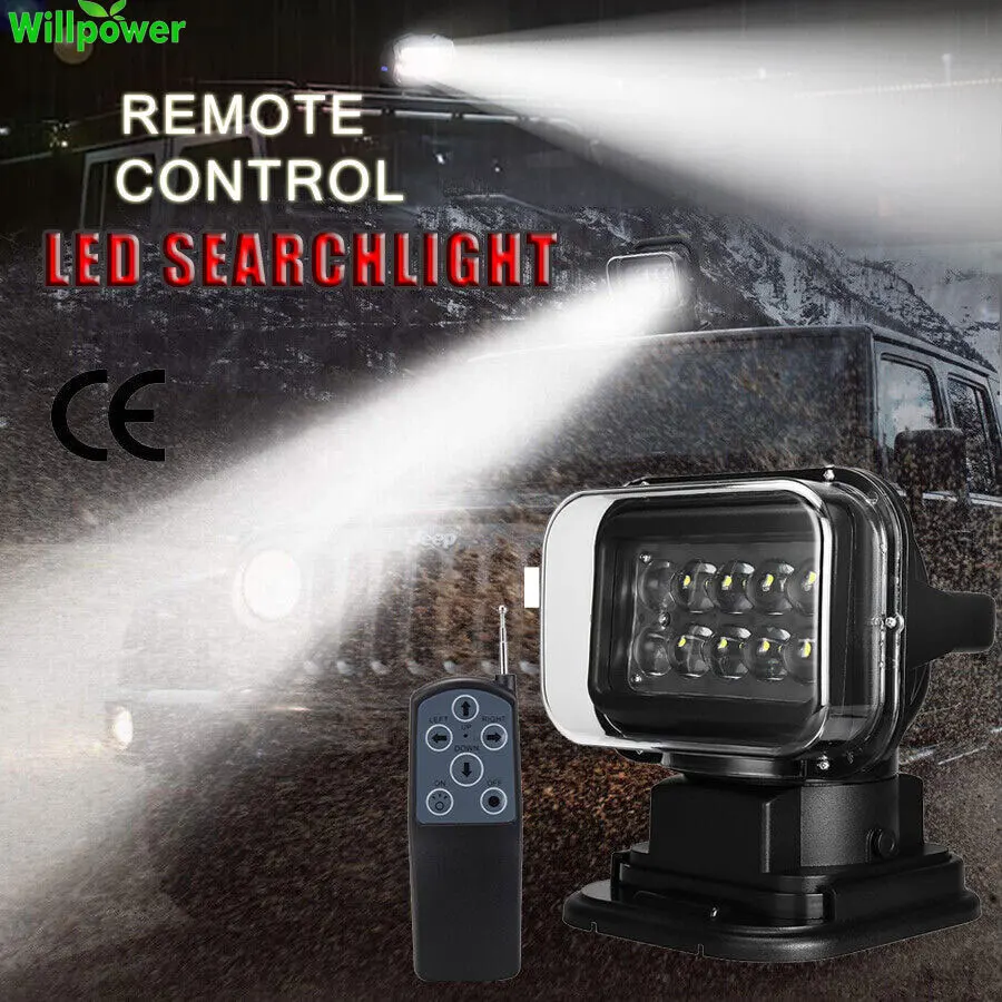 LED Remote Control Work spotlight, Remote Control searchlight