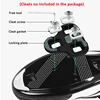 Bucklos for KEO Road Pedals Clip Speed Self-locking Bicycle Pedals Carbon Fiber/Titanium for LOOK KEO Bike Pedal Cycling Parts 5