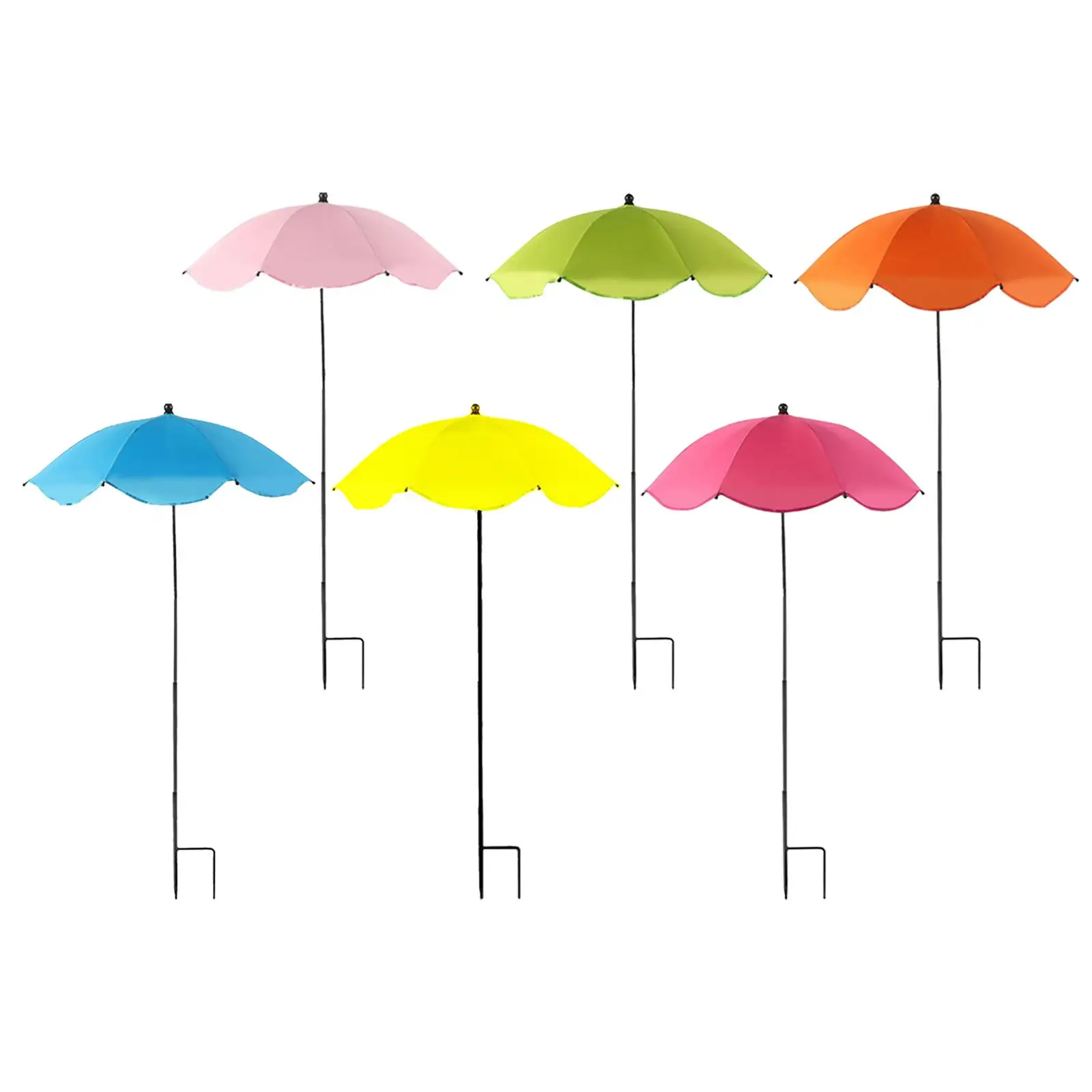 Plant Umbrella Weatherproof Provide Shade to Defend Plants from Blazing Sun Parasol Garden Umbrella Shade for Outdoor Plants