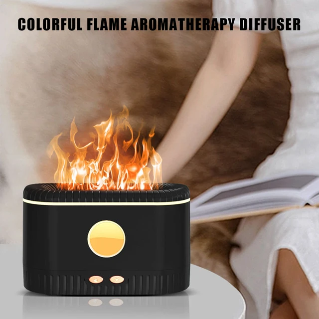 Flamme Aroma Diffuseur Humidificateur Flamme  Humidificateur Diffuseur  Huile Essentielle-Nouvel Arôme-Aliexpress