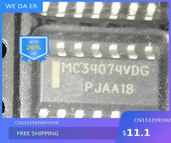 

IC new original MC34074VDR2G MC34074VDG MC34074V SOP14 Free Shipping