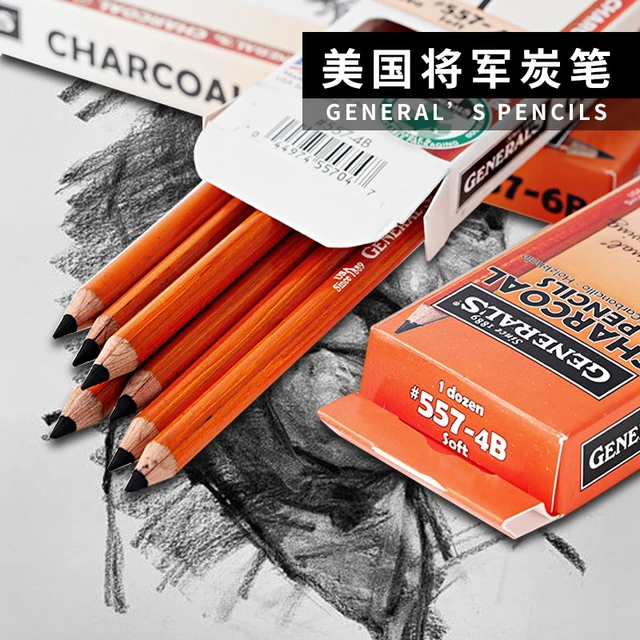 General's Charcoal Drawing Pencil Set 