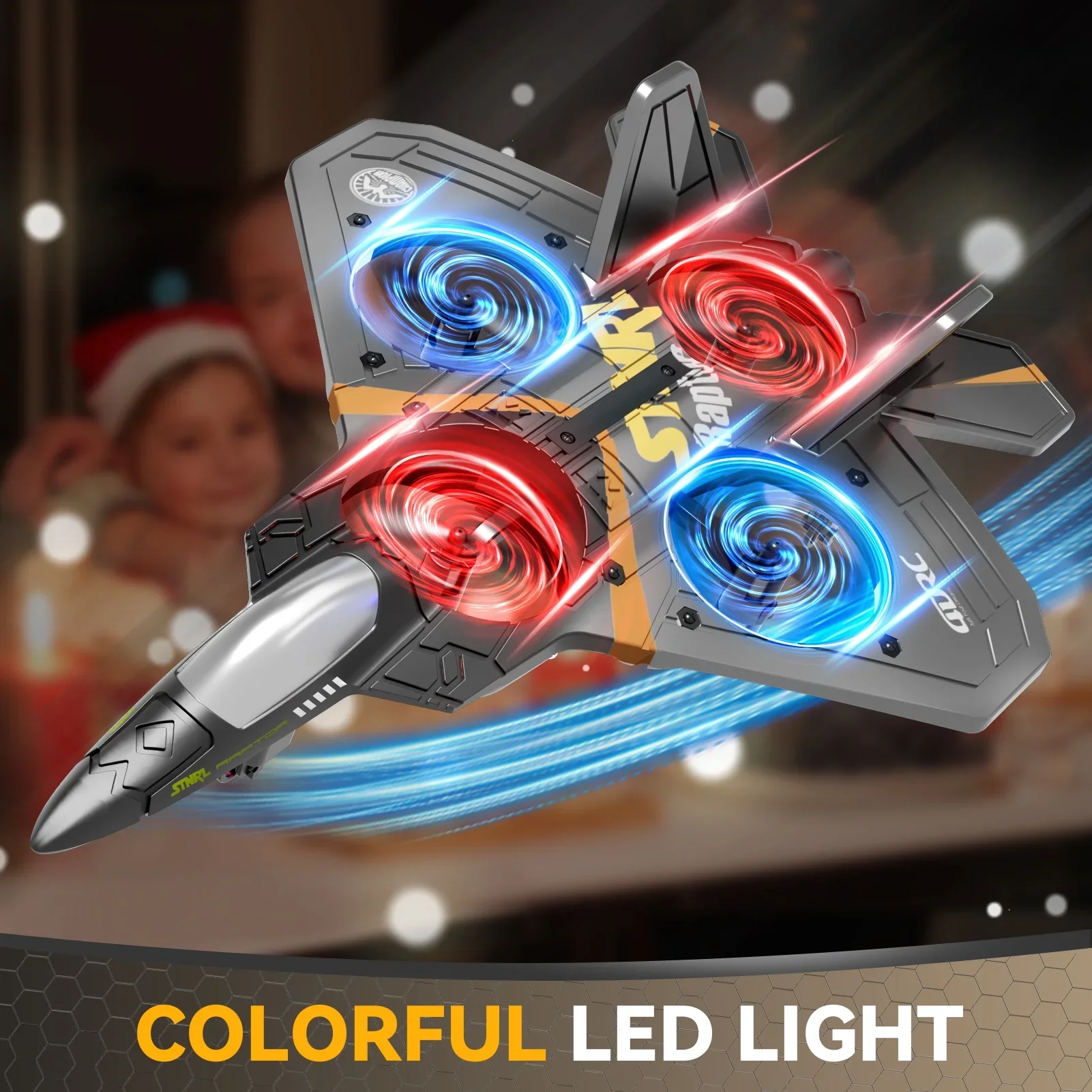 4DRC Drone V17 Aircraft Remote Control Foam RC Glider Plane Fighter Hobby Airplane Toys For Kids Beginners Adults_voghion.com