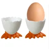 1/2/4PCS high footed Chicken egg tray cup Plastic egg tray Cute and creative breakfast Boiled Eggs Container Kitchen supplies 4