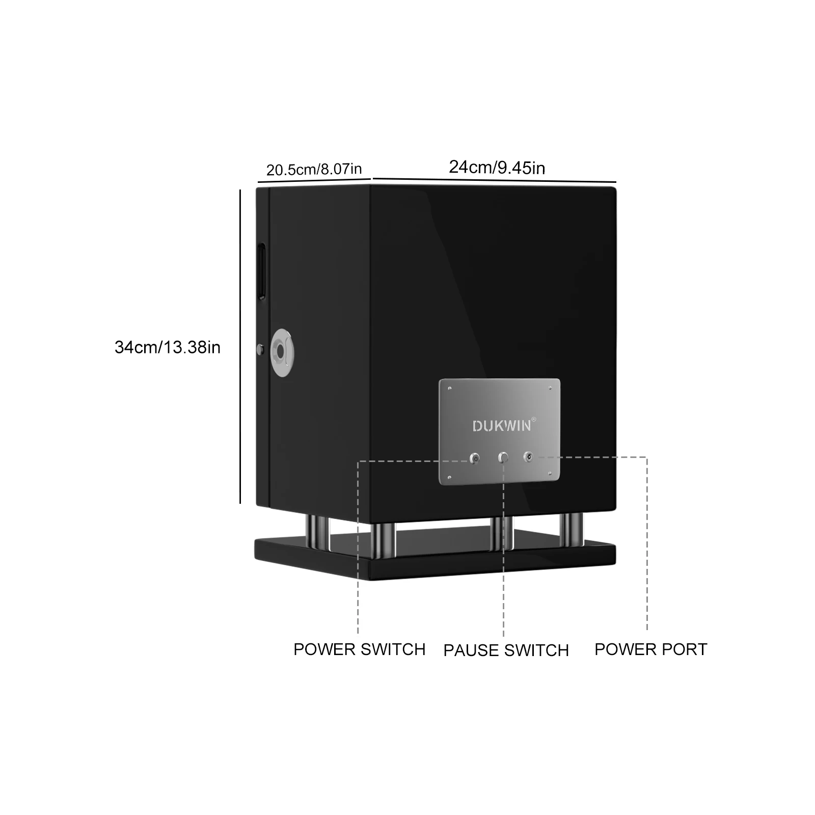 Caricaorologi Automatico XTELARY - Scatola In Pelle Con 8+9 Vani, Rotazione Silenziosa - Foto 8