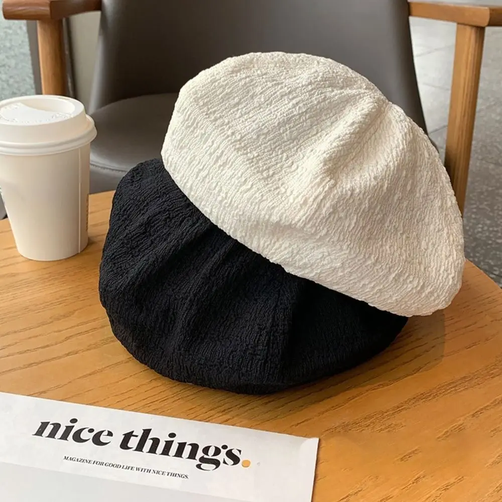 

Текстурированная женская шляпа, Милая Тонкая восьмиугольная шляпа, однотонная, из хлопка