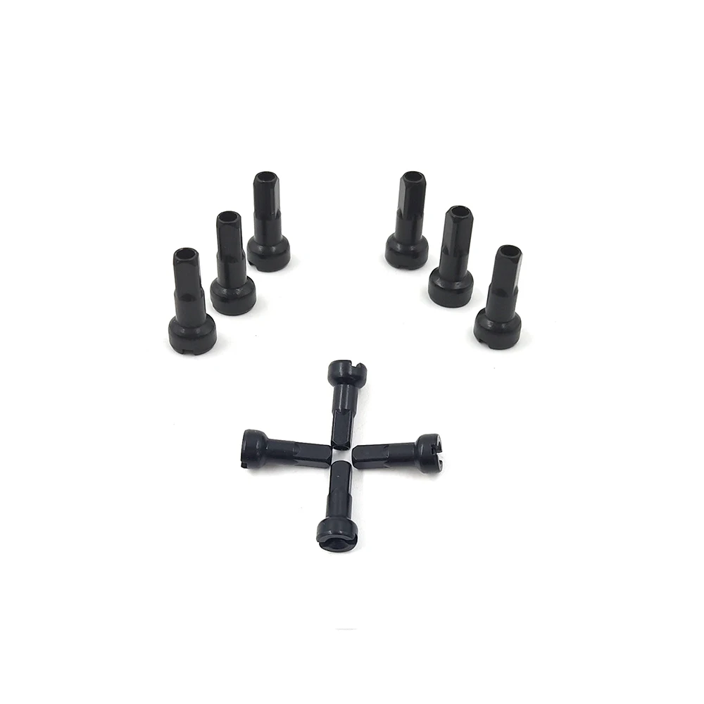 Pillar MV 14G Gauge 2.0mm Aluminum Alloy Round Head Nipples 12mm 14mm 16mm Black Color High Strength MTB Road Bike Parts 0.5g bicycle parts bike spokes nipples