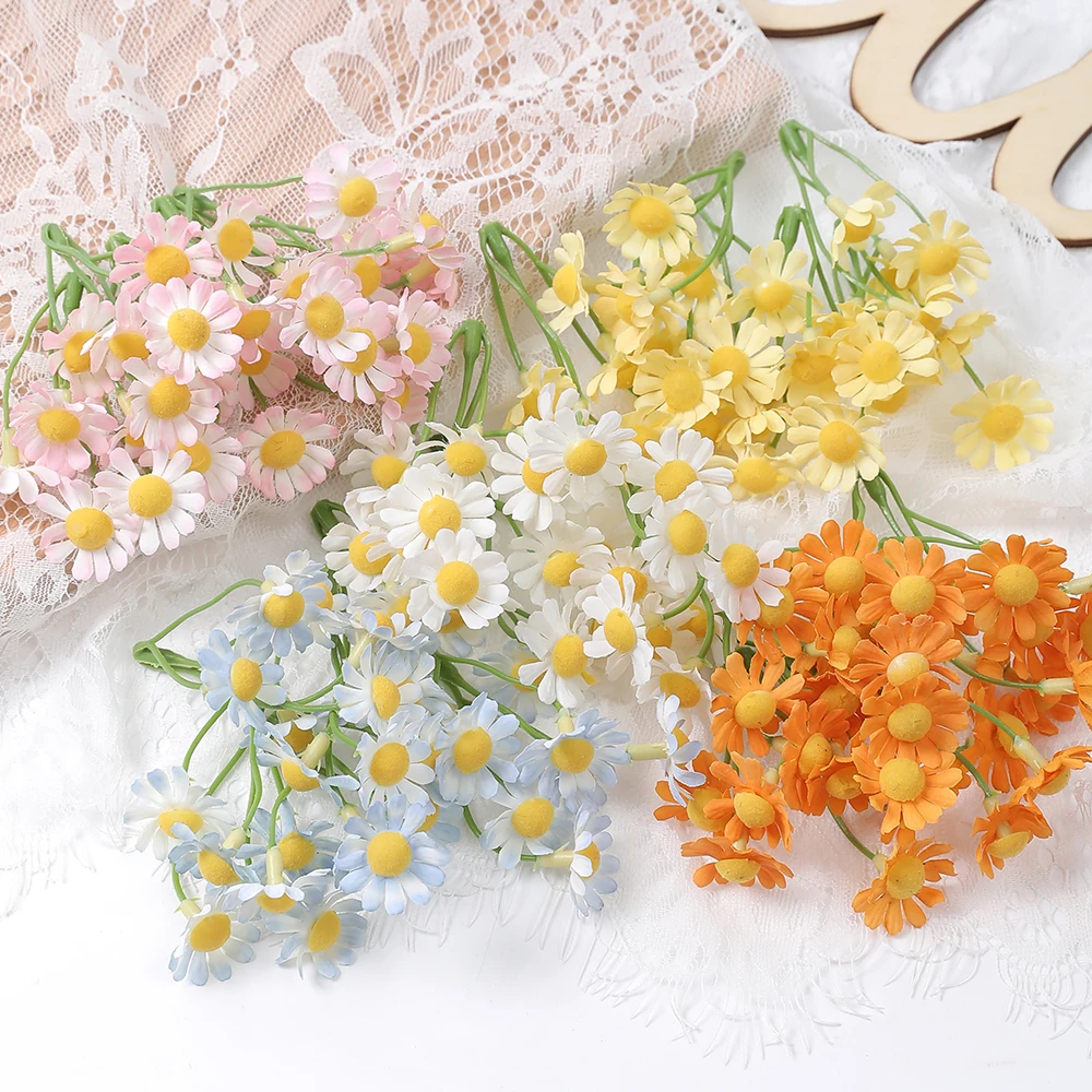 Daisy Artificial Silk Flowers - Elegant Home and Event Decor Blooms