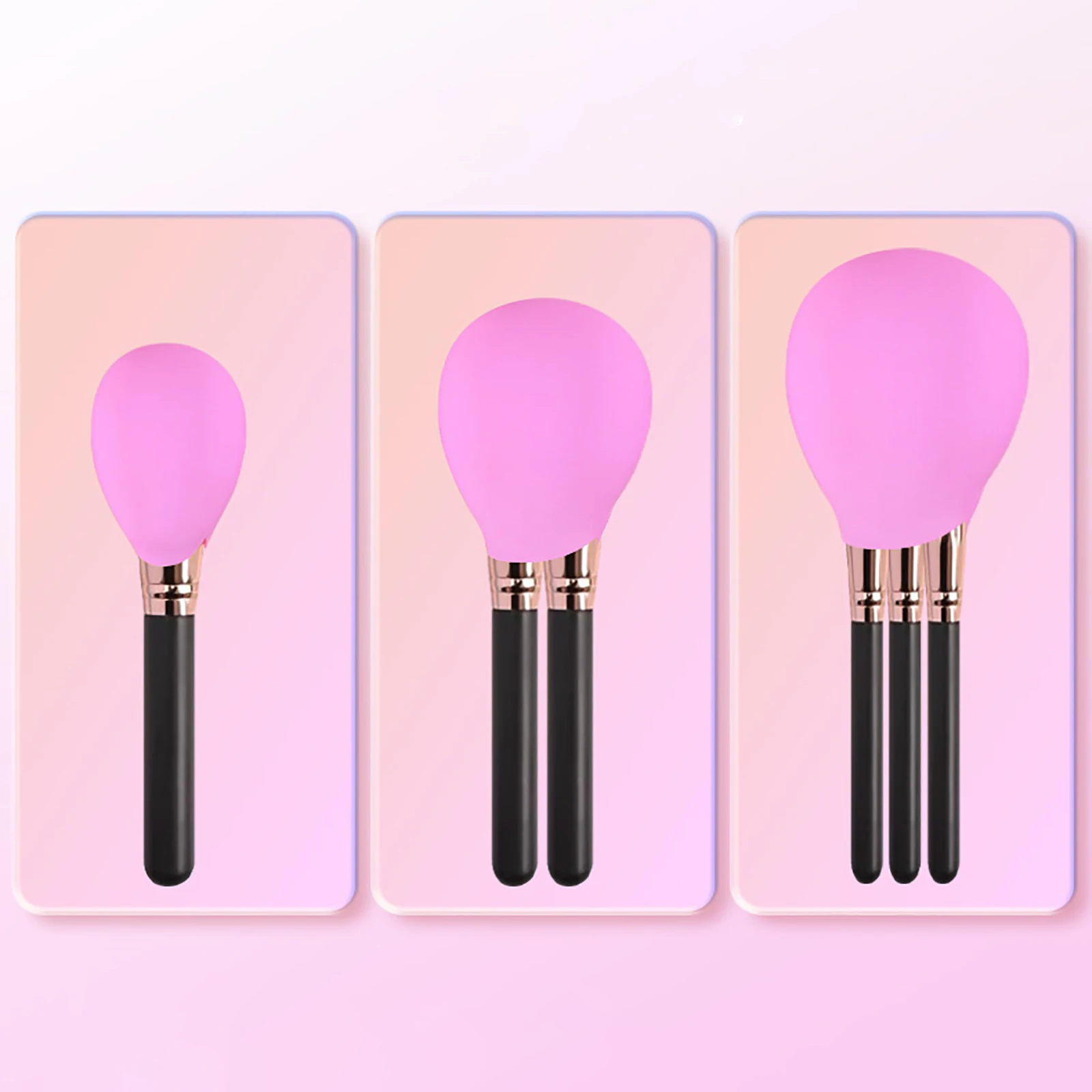 Dust Proof Silicone Cosmetic Brush Protective Sleeve