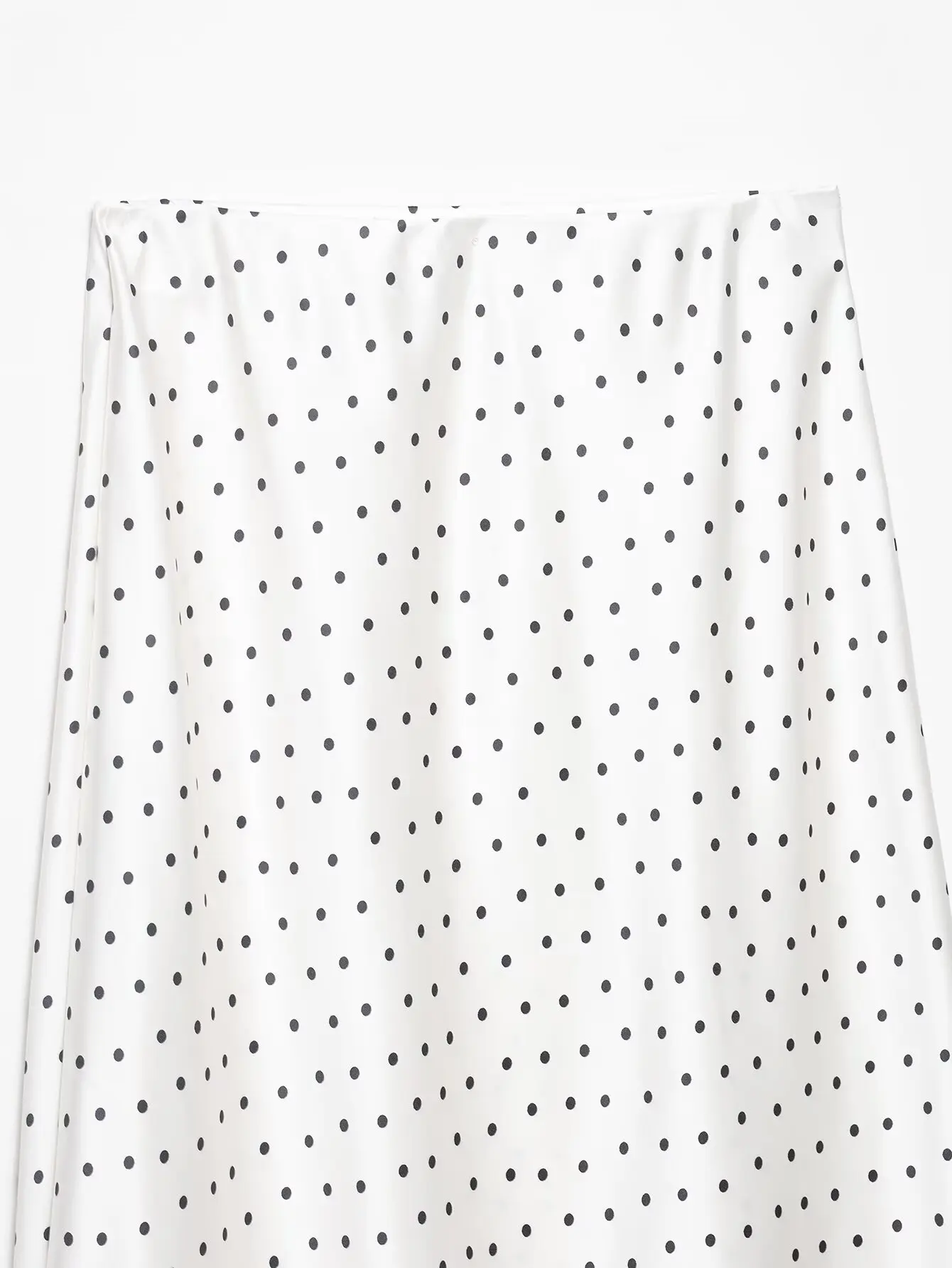 HH Sommer Damen Elegante Weiße Polka-Dot-Röcke für Partys Hochgeschnittene Elastische Taille Schlanker Langer Rock Damenmode Streetwear – Detail 4