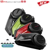 Mornystar S8 Intercom Bluetooth For Motorcycle Helmet Headset FM Music Sharing Helmet Communicator Up to 6 Rider