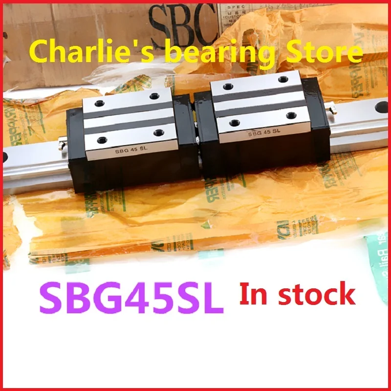 

1 шт., 100% Новый оригинальный подлинный корейский SBC линейный направляющий ползунок, подшипник каретки