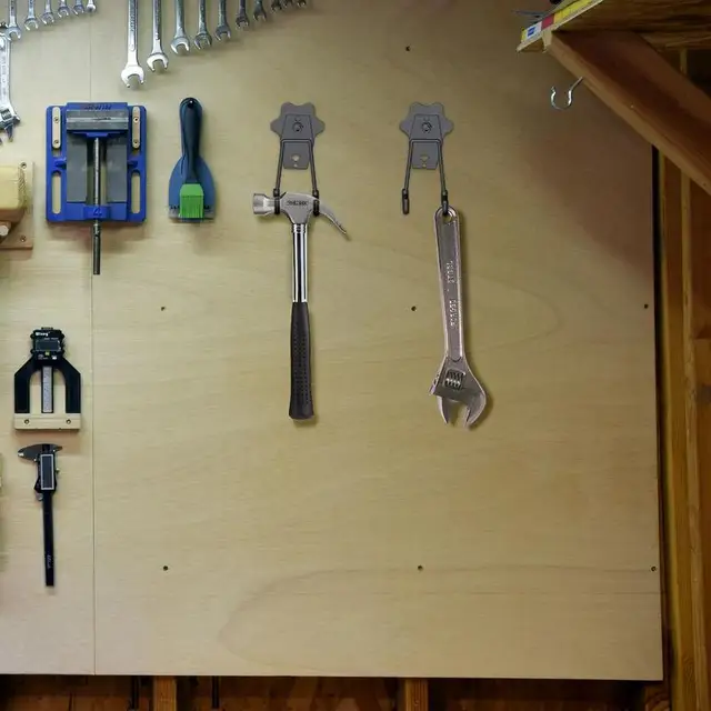 2Db Nagy Teherbírású Garázs Mágneshorgok Nem Csúszás Nélküli Bevonat Garázsszervező Falra Tartva Beltéri És Kültéri Lógást - Image 2