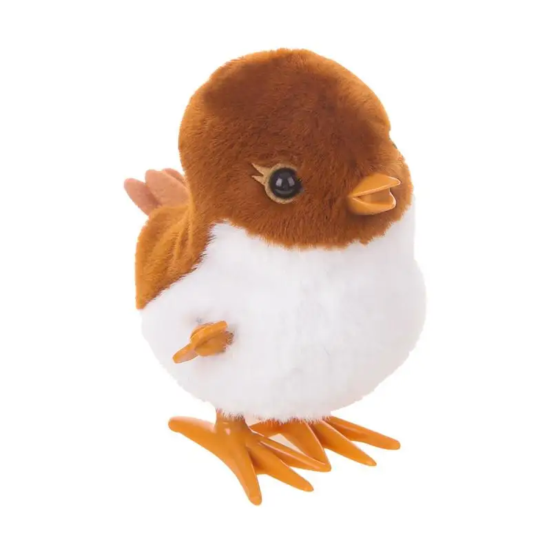 

Bird Gift Wind-up Kids Toys Educational Jumping Babies Clockwork Funny Plush Reusable Learning To Crawl Baby Toddlers Toy