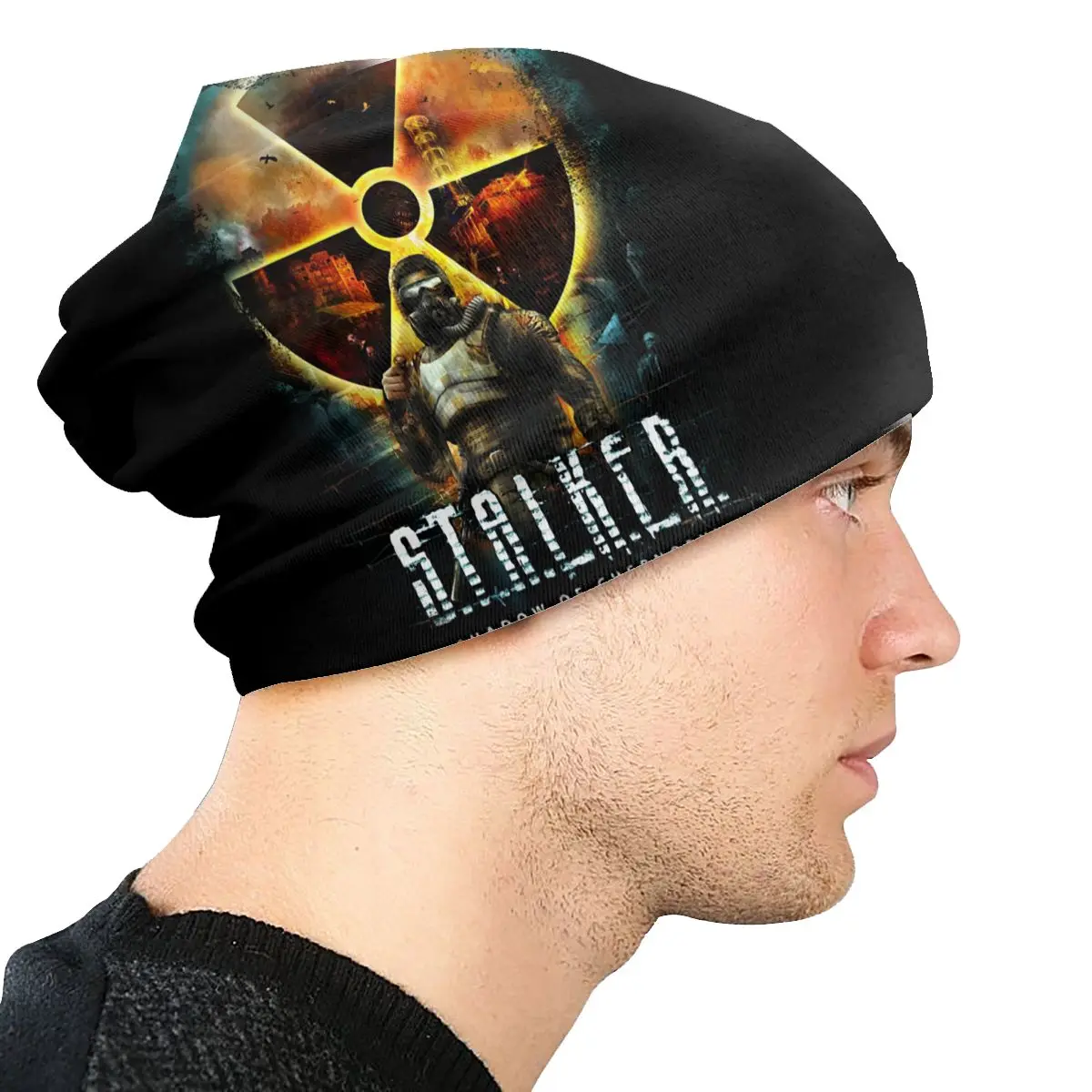Salker Hat Uomo Beanie Nero - Berretto Invernale Morbido In Sintetico, Moda Gothic/Industrial