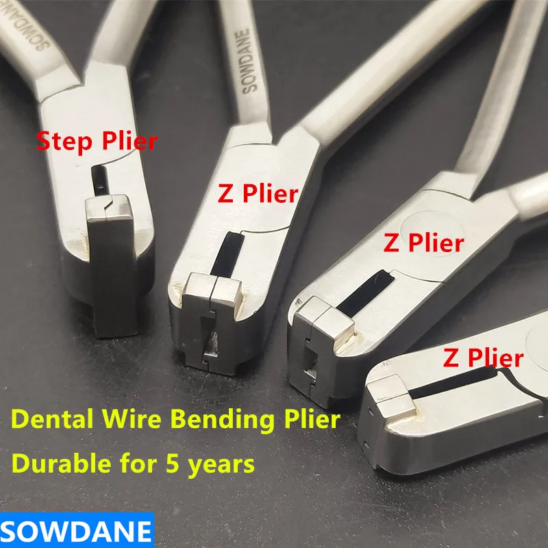形態矯正6枚組 歯科矯正用ワイヤーステップ成形プライヤー、z-bend ortho z