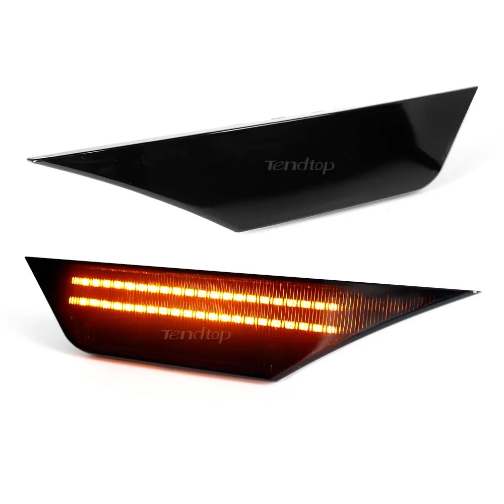 Smoked Side Marker Lights W/ LED Bulbs For 2016-2021 Honda Civic – DOT Certified