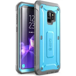 SUPCASE UB Pro Full - Body Rugged Holster Cover with Built - in Screen Protector - TPU  Polycarbonate (Blue)