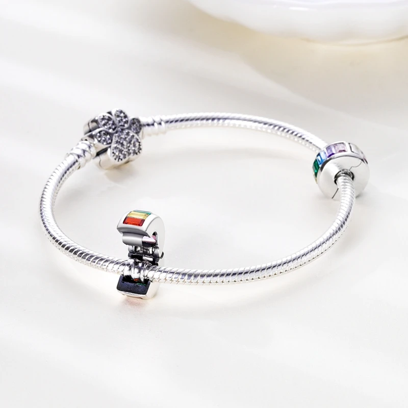 Zirkonium-Anhänger 925 Sterling Silber Kaffeetassen-Charm-Perle Passend für Original-Armband Halskette Damen-Anhänger DIY-Schmuck – Detail 39
