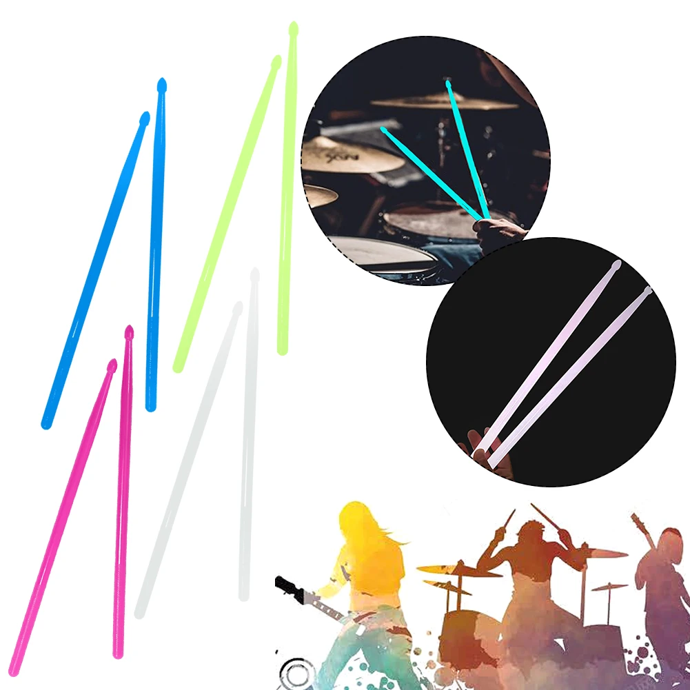 2-Pcs-Glow-in-The-Dark-Musical-Instruments-Light-Up-Drum-Sticks-Stage ...