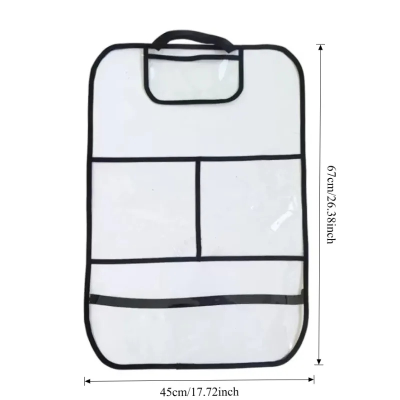 Protective Car Seat Back Cover for Kids - Kick Mat and Dirt Shield Accessory