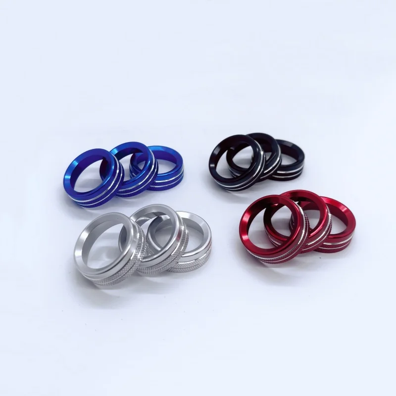 Anello Decorativo in Metallo per Manopola di Controllo Temperatura e Velocità del Vento della Console Centrale, Adatto per Citroën C5 X Edizione Auditorium 2022-2024, Accessori Interni Protettivi - Image 6