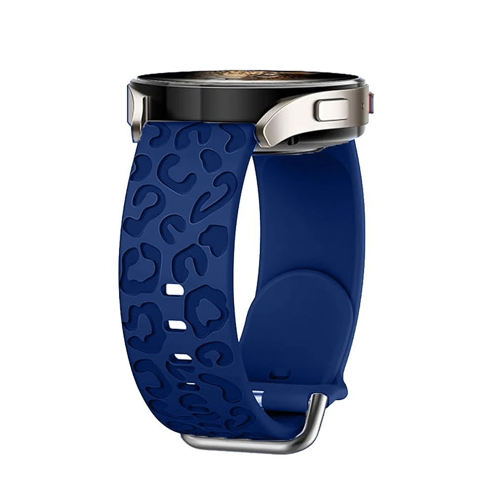 Leopard Engraved Silicone Wristband Bracelet