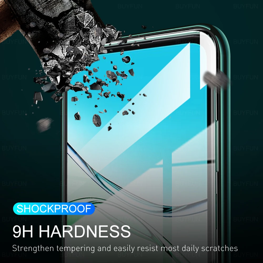 2-Piece Tempered Glass Phone Screen Protector - 9H Clear Film