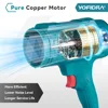 YOFIDRA 1200W High Power Turbo Fan 150M/S Handheld Thrust Violent Fan Stepless Speed Turbofan Snow Blower For Makita 18V Battery 4