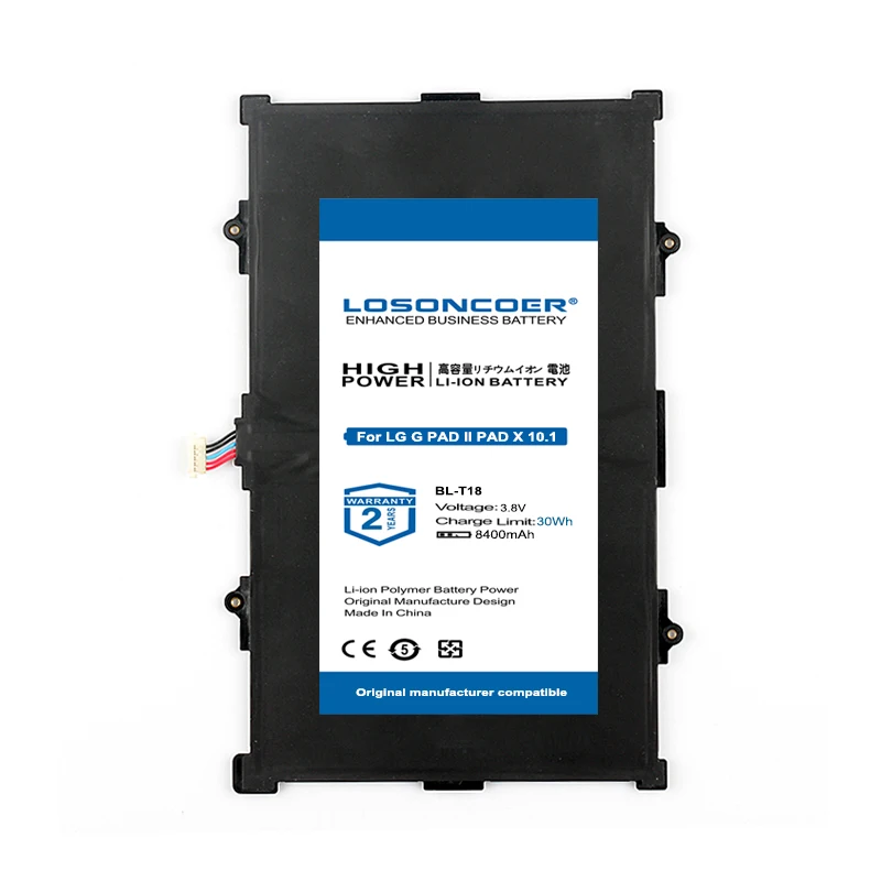 Newest BL-T18 8400mAh For LG G PAD II PAD X 10.1 V930 V935 Tablet PC Battery
