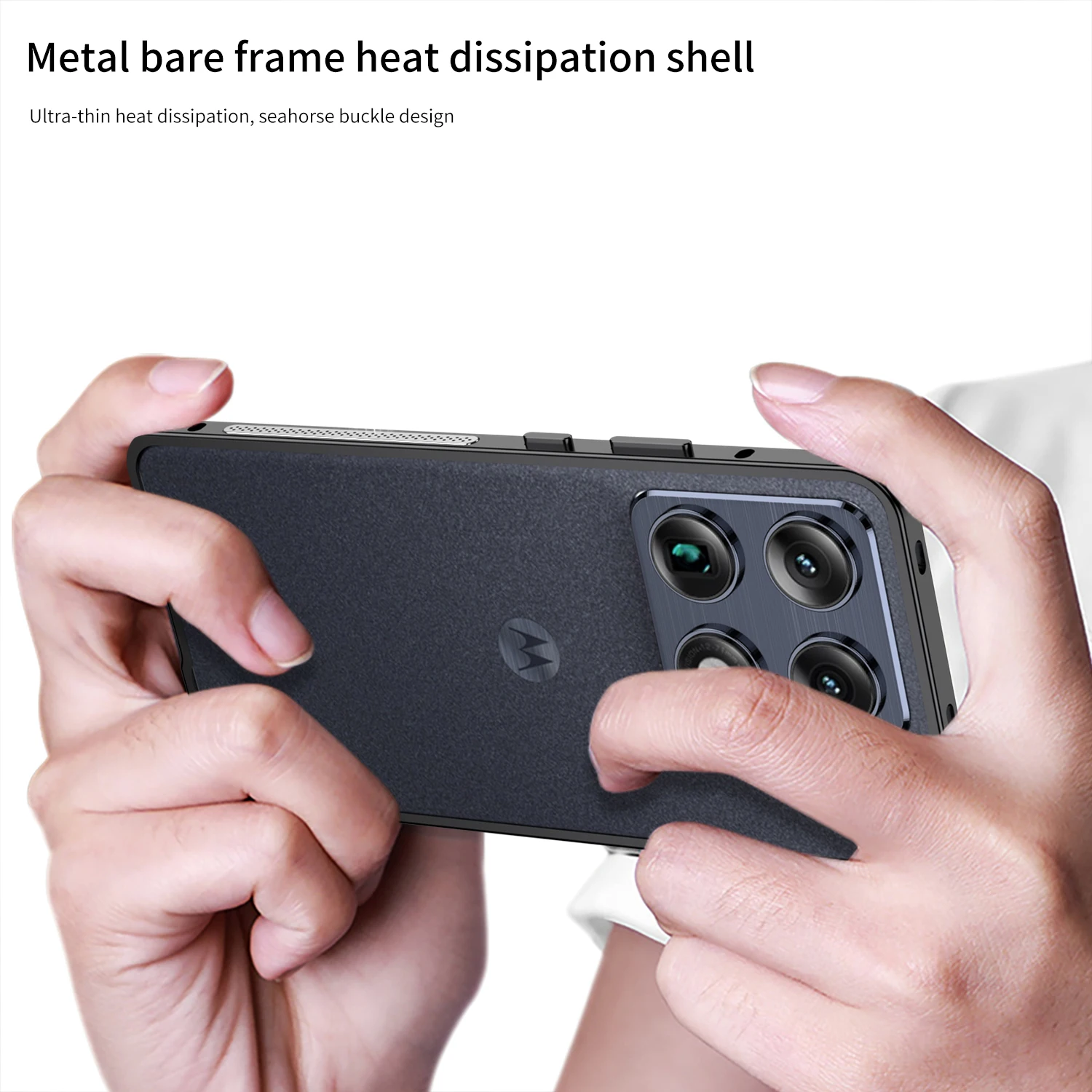 Luxury Aluminum Alloy Frame Case - Shockproof, Bare-Skin Feel