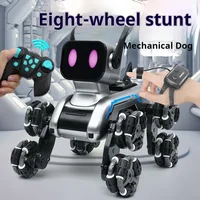 cool stuff rc drift car:2.4G remote control car,8-wheel rc robot dog,2-medium rc mode,electric car rc cars kids toys funny gift 1